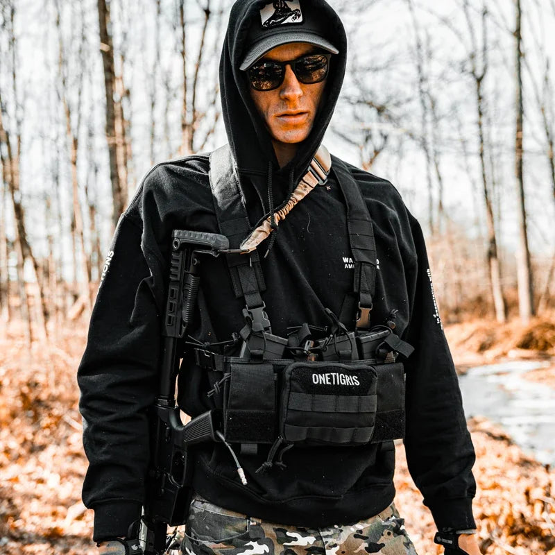 ONETIGRIS Tactical MOLLE Chest Rigs X Harness  JPC Hunting Airsoft Magazine Pouch Tactical Plate Carrier Vest Equipment