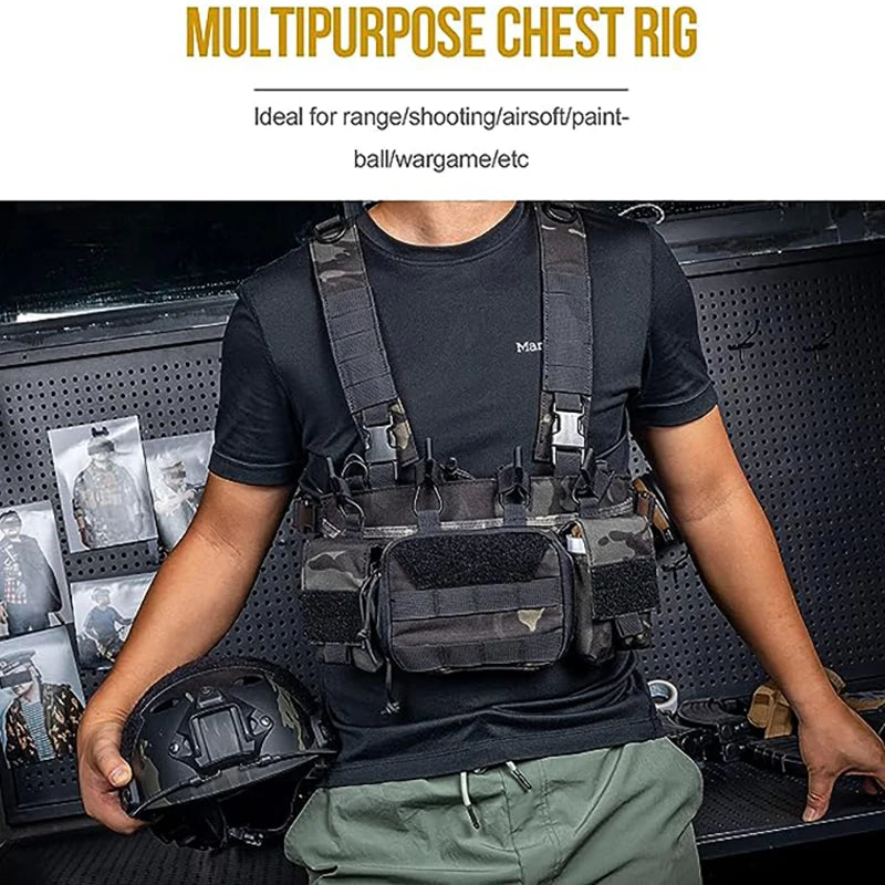 ONETIGRIS Tactical MOLLE Chest Rigs X Harness  JPC Hunting Airsoft Magazine Pouch Tactical Plate Carrier Vest Equipment