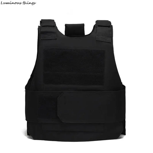 Tactical Uni-sex  Vest Down Body Armor Plate carrier.