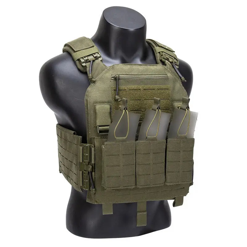 Ranger-Green Tactical Gear 25x30cm Plate Carrier Molle Tactical Vest for Outdoor Hunting