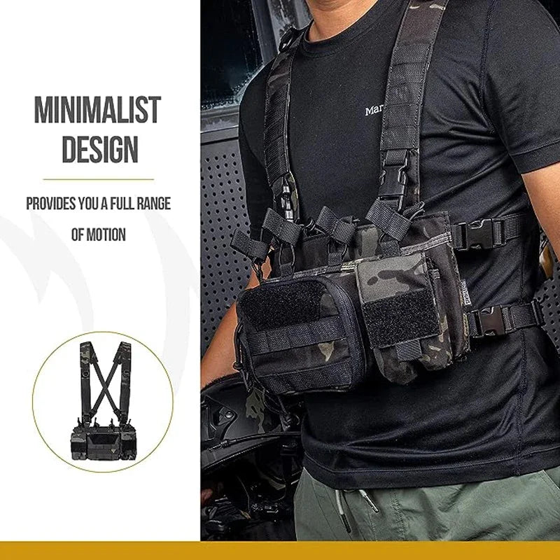 ONETIGRIS Tactical MOLLE Chest Rigs X Harness  JPC Hunting Airsoft Magazine Pouch Tactical Plate Carrier Vest Equipment