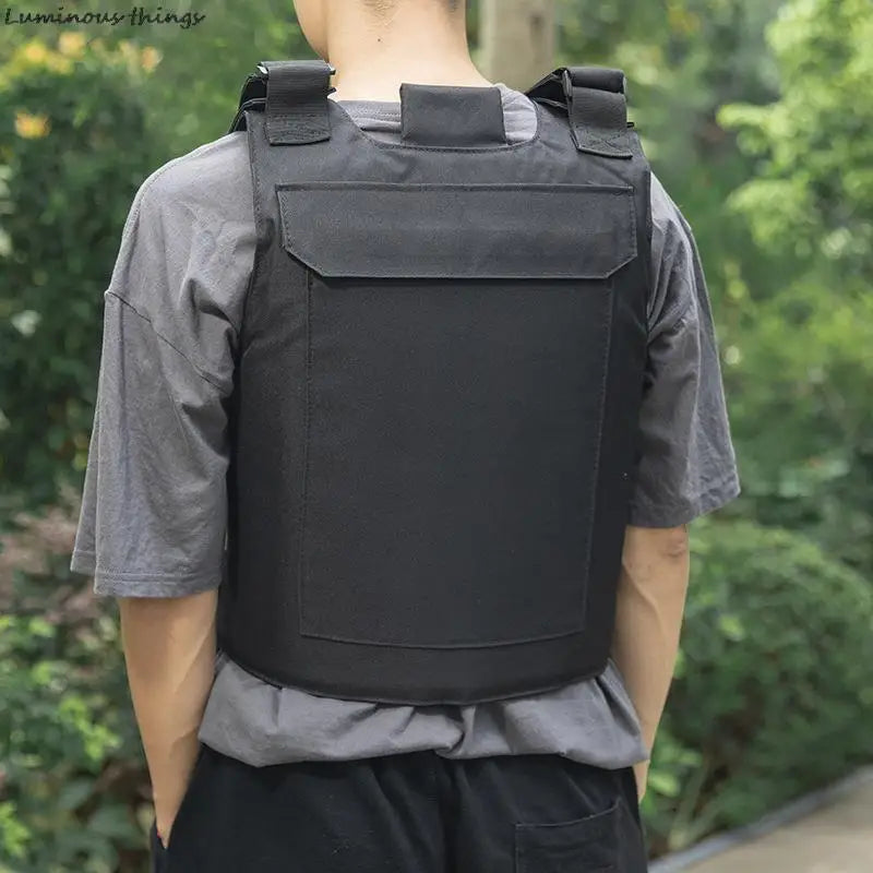 Tactical Uni-sex  Vest Down Body Armor Plate carrier.